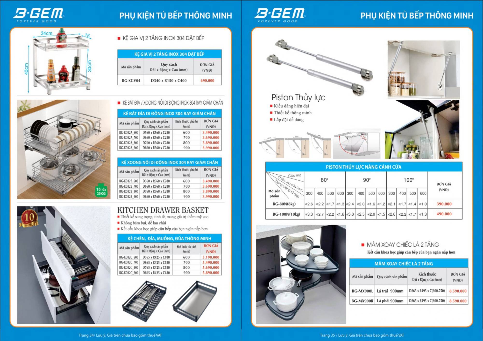 Thiết bị vệ sinh BGEM Catalogue và Bảng giá mới nhất /Page 18